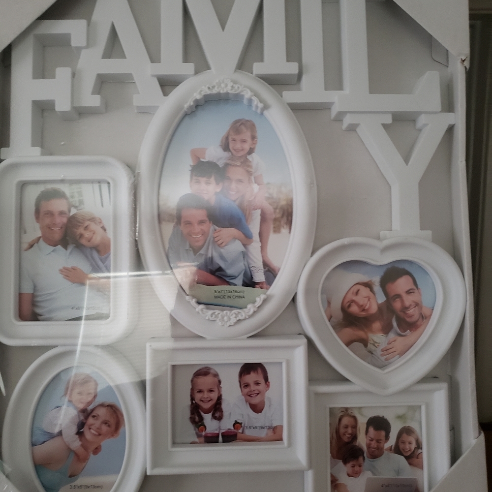 Family 6 picture, picture frame